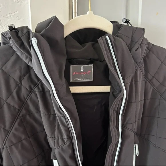 NWT Free People All Prepped Ski Suit Black - Picture 4 of 6